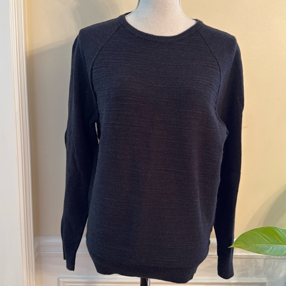 J. Crew Navy Crewneck Sweater - Picture 1 of 6